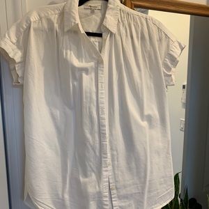 Madewell Central Shirt in Pure White